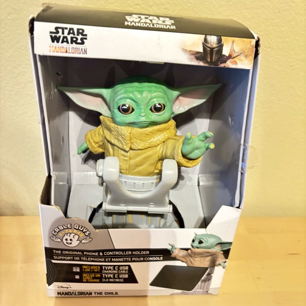 Star Wars  Controller Phone Holder The Mandalorian Baby Yoda The Child Grogu 8"